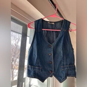 Vintage Maddy’s Goose Blue Denim Vest